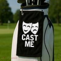 Cast Me Actor Actress Musicals Theater Broadway Novelty Golf Towel thumb 2