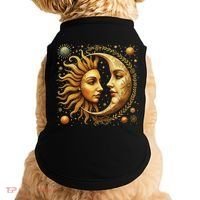 Celestial Moon And Sun Astrology Doggie Tank thumb 0