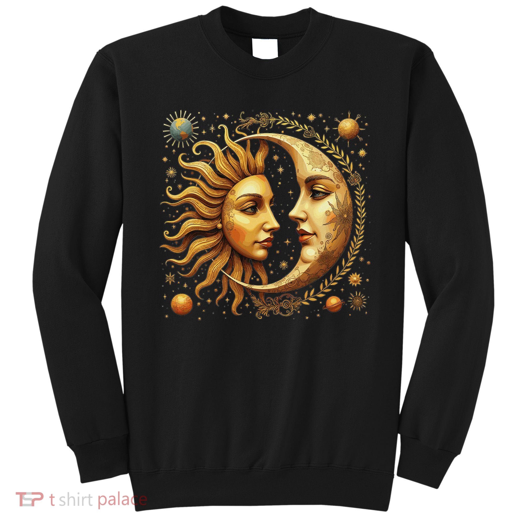 Celestial Moon And Sun Astrology Sweatshirt
