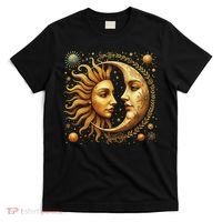 Celestial Moon And Sun Astrology T-Shirt thumb 0