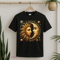 Celestial Moon And Sun Astrology T-Shirt thumb 2