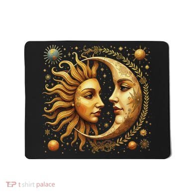 Celestial Moon And Sun Astrology Mousepad