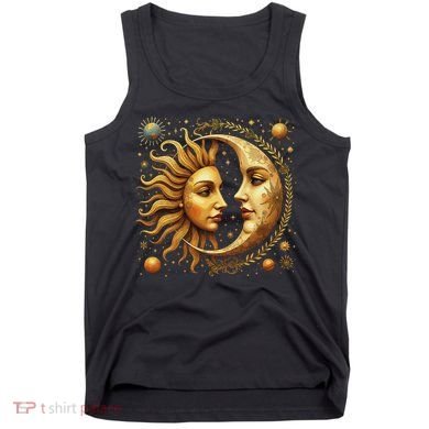 Celestial Moon And Sun Astrology Tank Top