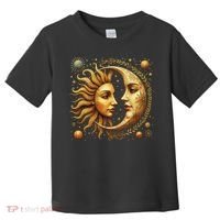 Celestial Moon And Sun Astrology Toddler T-Shirt thumb 0