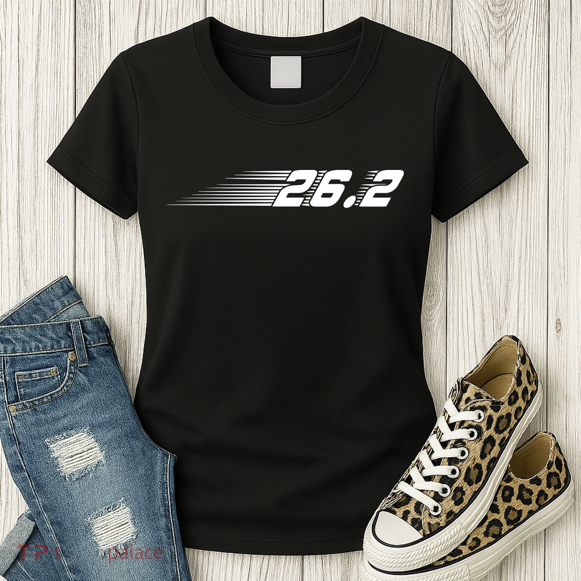 Cool Marathon Art For Men Women Marathoner Running Finisher Women's T-Shirt
