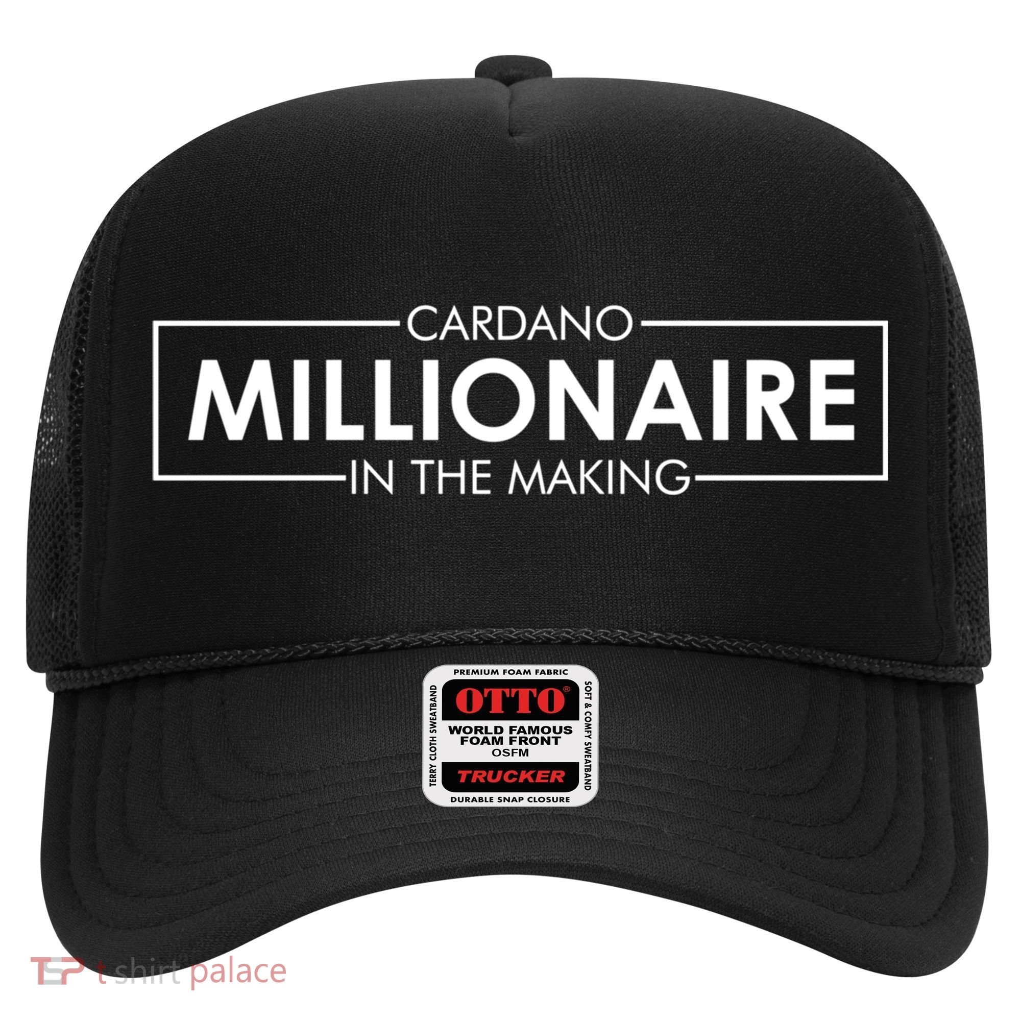 Cardano Millionaire Ada Token Bullrun Blockchain Coin Cute Gift Hat
