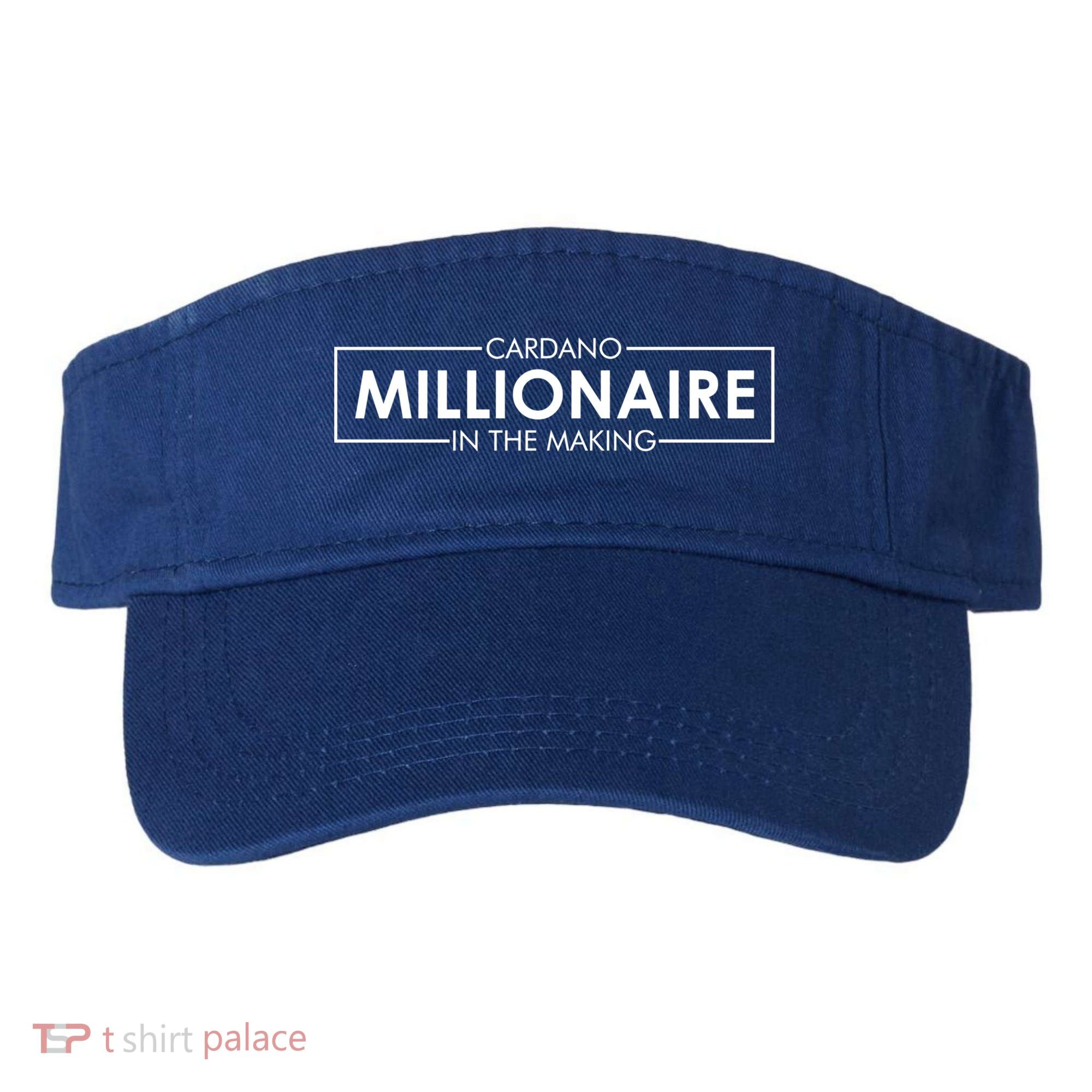 Cardano Millionaire Ada Token Bullrun Blockchain Coin Cute Gift Visor
