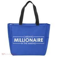 Cardano Millionaire Ada Token Bullrun Blockchain Coin Cute Gift Tote Bag thumb 0