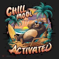 Chill Mode Activated Funny Grizzly Bear Vacay Vibes Only Gift Women's Sweatshirt thumb 2
