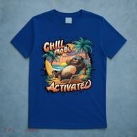 Chill Mode Activated Funny Grizzly Bear Vacay Vibes Only Gift T-Shirt thumb 5