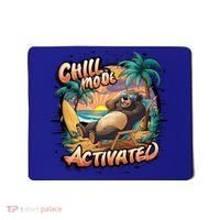 Chill Mode Activated Funny Grizzly Bear Vacay Vibes Only Gift Mousepad thumb 0