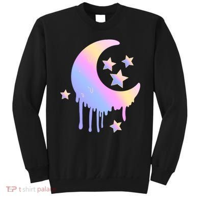 Colorful Moon And Stars Space Sweatshirt