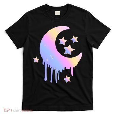 Colorful Moon And Stars Space T-Shirt