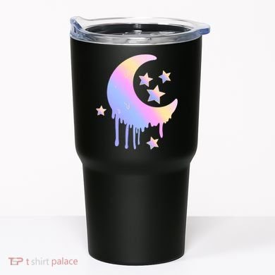 Colorful Moon And Stars Space Tumbler
