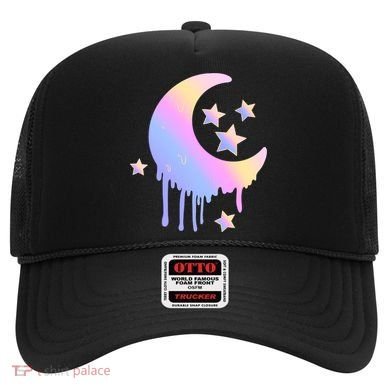 Colorful Moon And Stars Space Hat