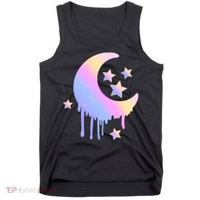 Colorful Moon And Stars Space Tank Top