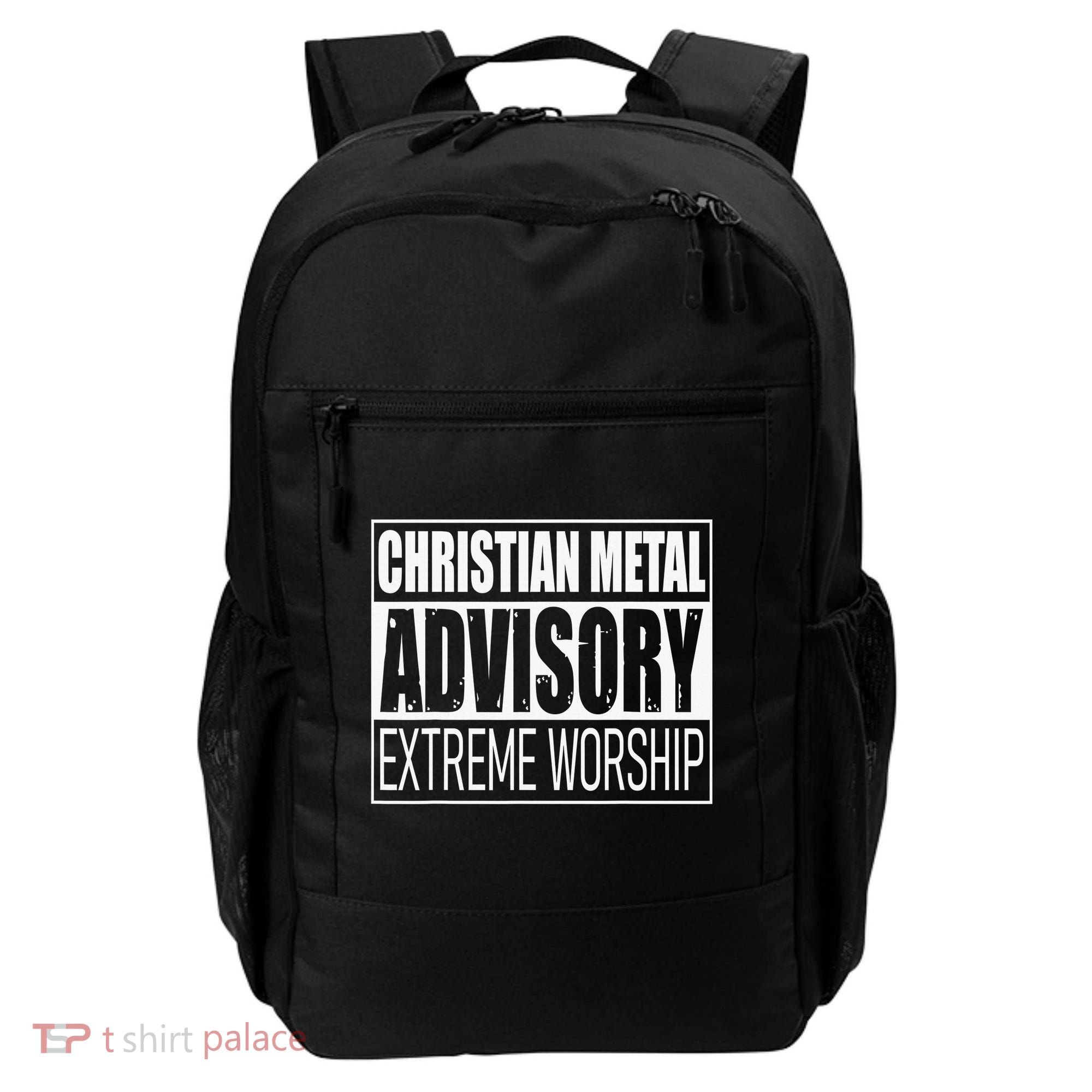 Christian Metal Advisory Extreme Worship Backpack
