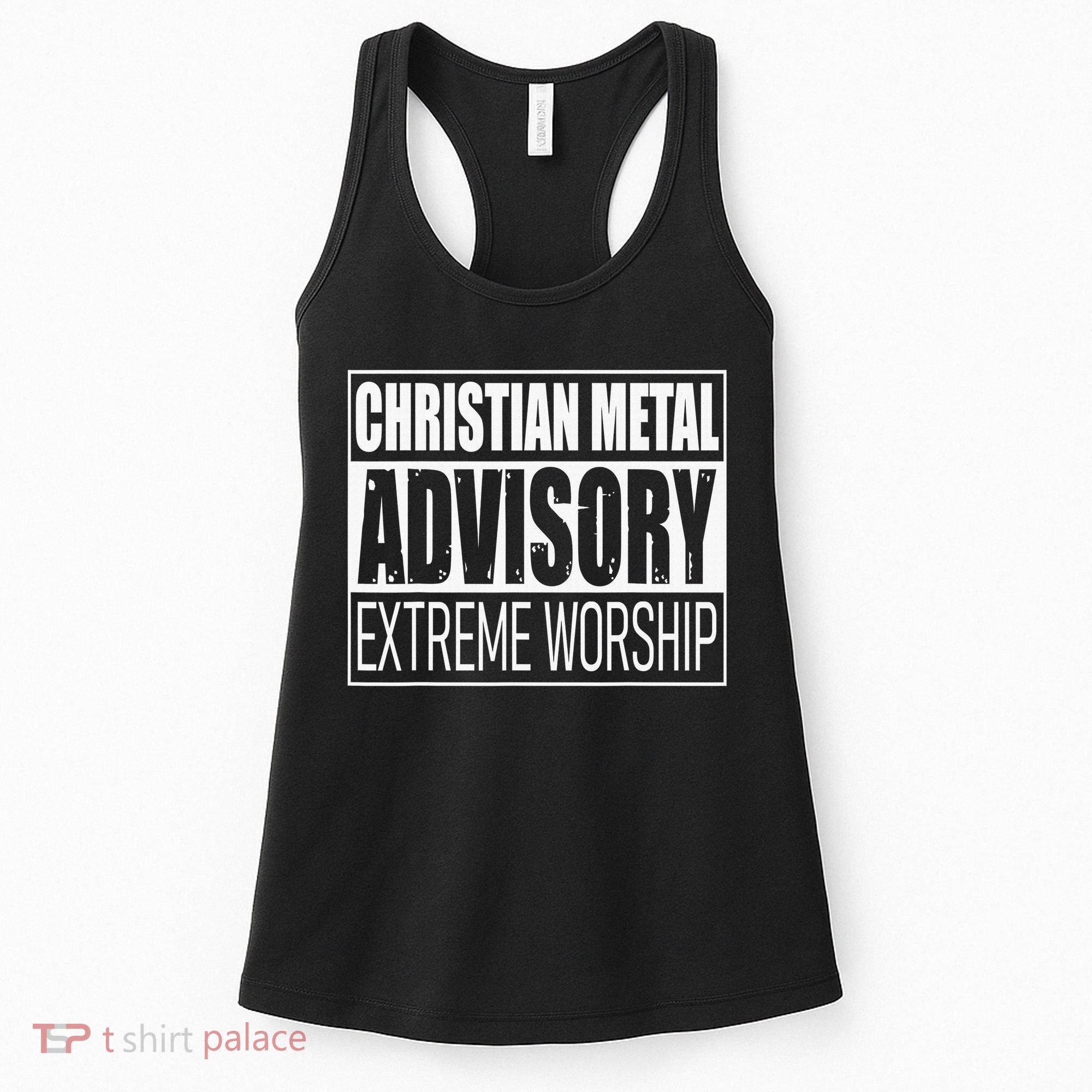 Christian Metal Advisory Extreme Worship Women's Tank Top