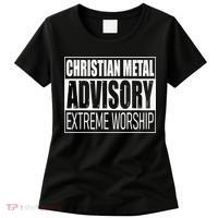 Christian Metal Advisory Extreme Worship Women's T-Shirt thumb 0