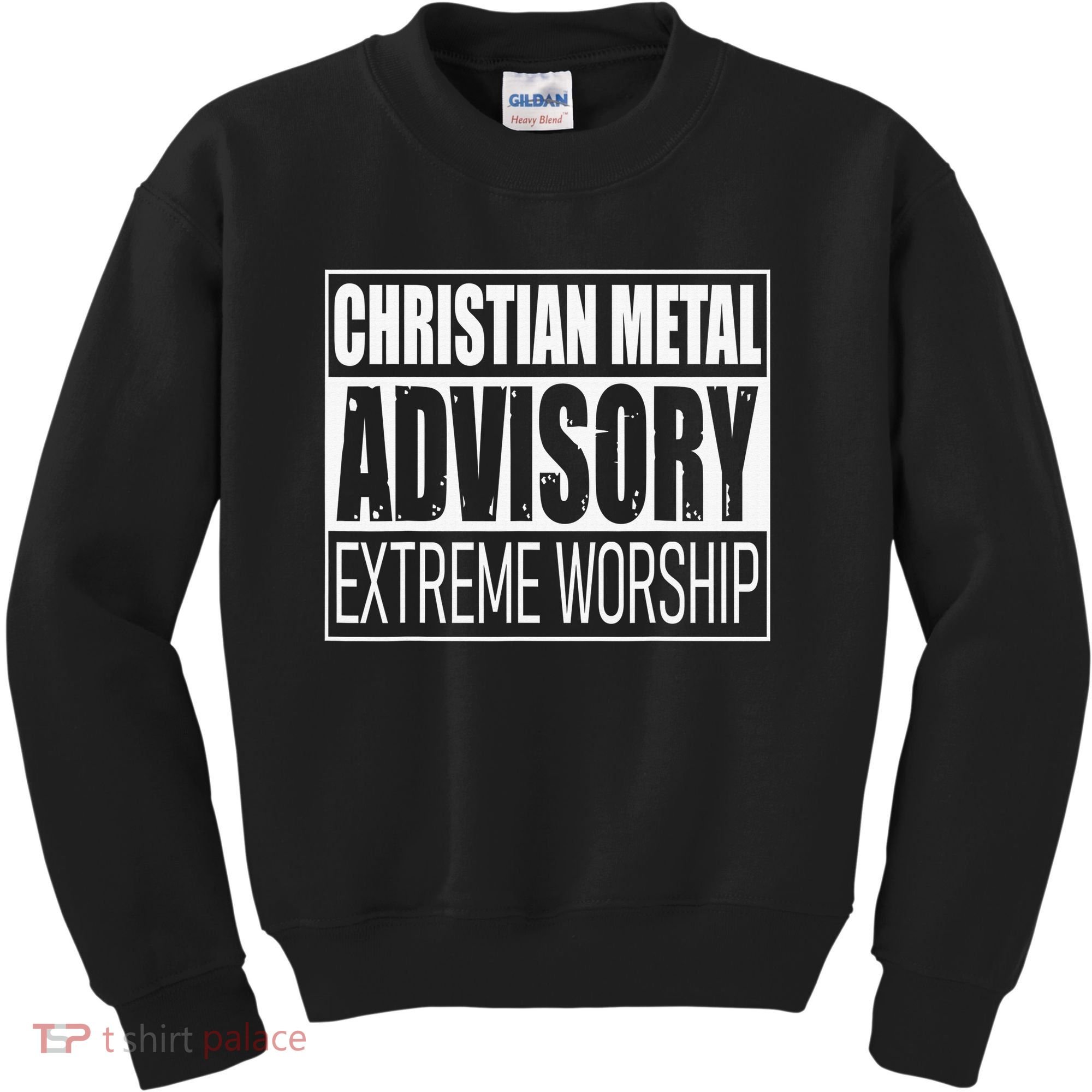 Christian Metal Advisory Extreme Worship Kids Sweatshirt