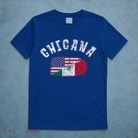 Chicana Mexican American Flag Mexico United States Latina Meaningful Gift T-Shirt thumb 5