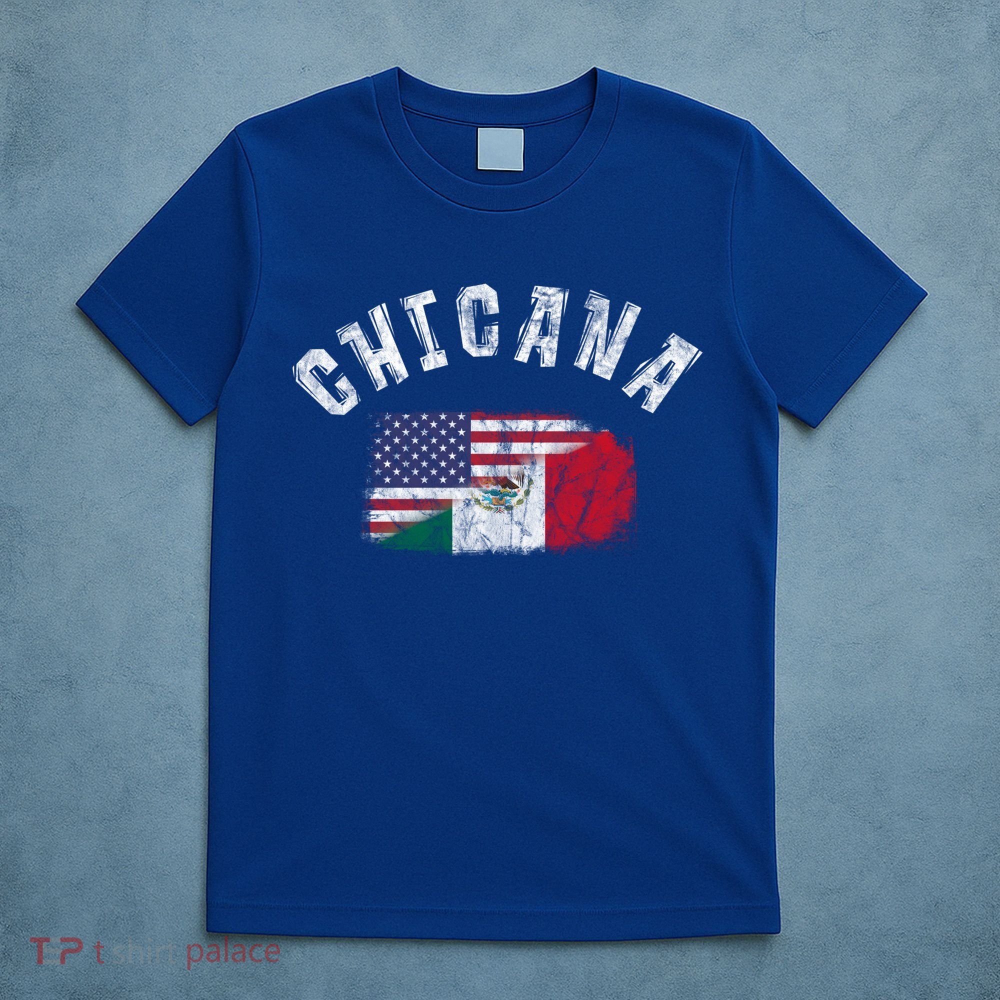 Chicana Mexican American Flag Mexico United States Latina Meaningful Gift T-Shirt