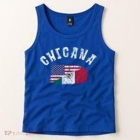 Chicana Mexican American Flag Mexico United States Latina Meaningful Gift Tank Top thumb 2