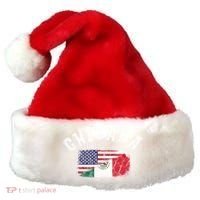 Chicana Mexican American Flag Mexico United States Latina Meaningful Gift Santa Hat thumb 0