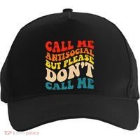 Call Me Antisocial But Please DonT Call Me Five-Panel Snapback Cap thumb 0
