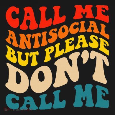 Call Me Antisocial But Please DonT Call Me Pom Pom 12in Knit Beanie
