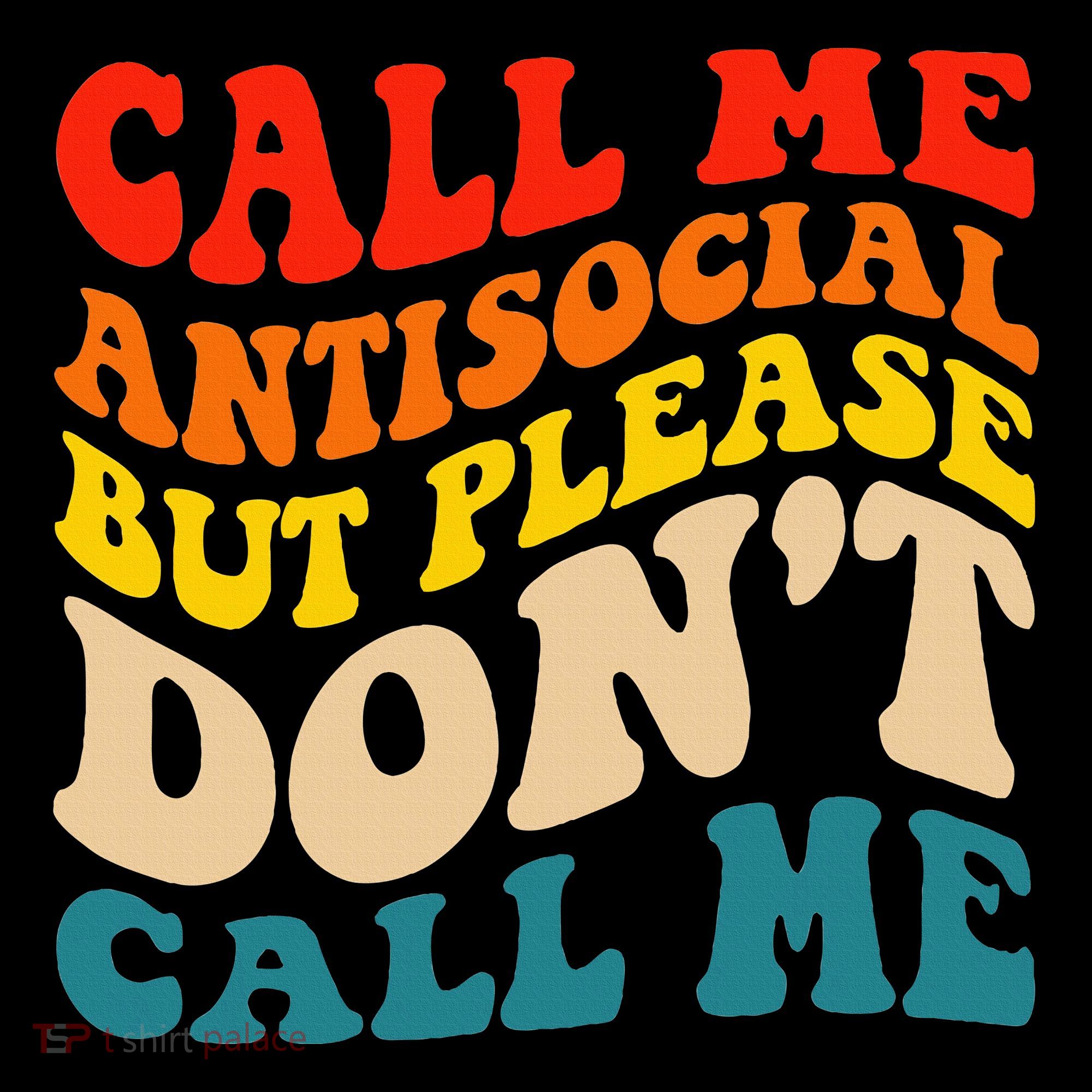 Call Me Antisocial But Please DonT Call Me Pom Pom 12in Knit Beanie