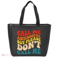 Call Me Antisocial But Please DonT Call Me Tote Bag thumb 0
