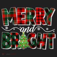 Christmas Merry And Bright Red And Green Patterns Beanie thumb 2