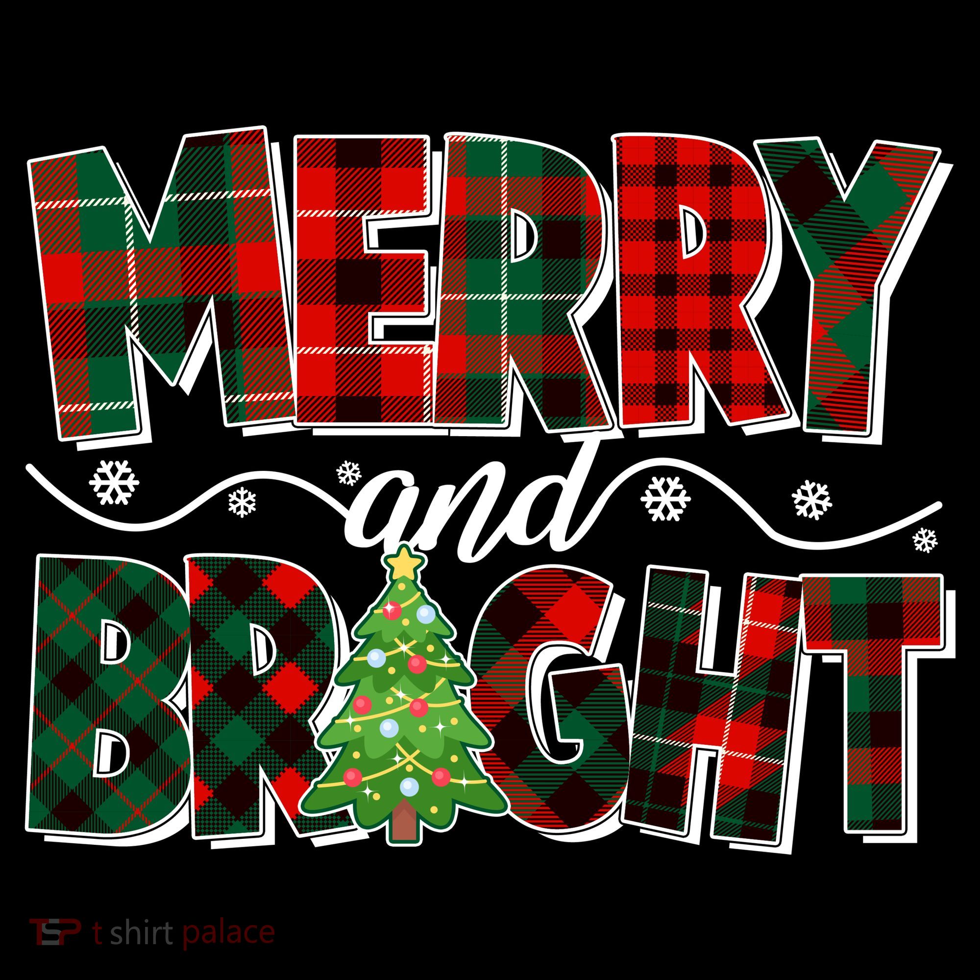 Christmas Merry And Bright Red And Green Patterns Women's Hoodie