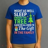 Christmas Might As Well Sleep Under the Tree  T-Shirt thumb 3