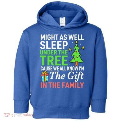 Christmas Might As Well Sleep Under the Tree  Toddler Hoodie