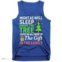 Christmas Might As Well Sleep Under the Tree  Tank Top thumb 0