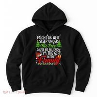Christmas Might As Well Sleep Under The Tree Hoodie thumb 0