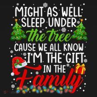 Christmas Might As Well Sleep Under The Tree Hoodie thumb 7