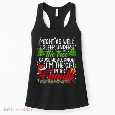 Christmas Might As Well Sleep Under The Tree Women's Tank Top