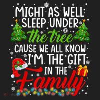 Christmas Might As Well Sleep Under The Tree Hat thumb 2