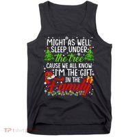Christmas Might As Well Sleep Under The Tree Tank Top thumb 0