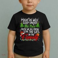 Christmas Might As Well Sleep Under The Tree Toddler T-Shirt thumb 2