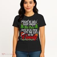 Christmas Might As Well Sleep Under The Tree Women's T-Shirt thumb 4