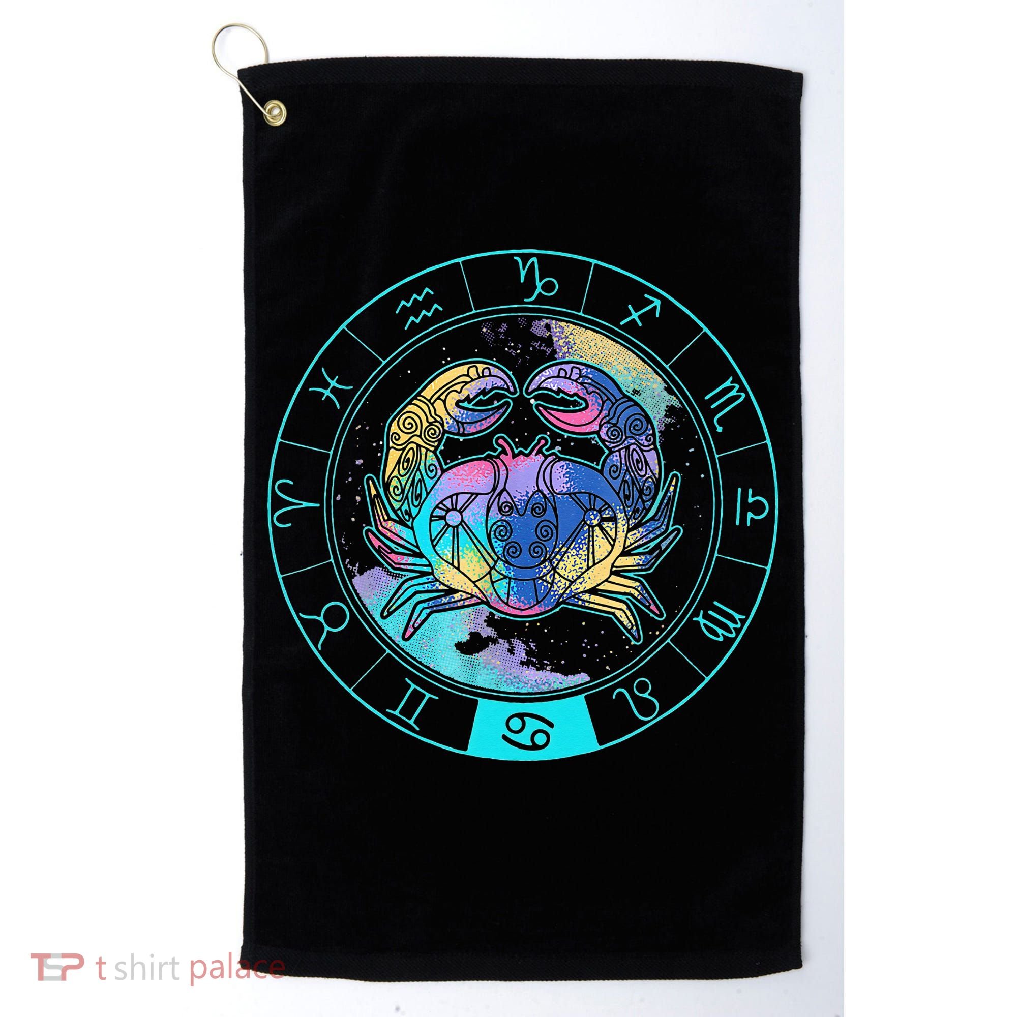 Cancer Moonchild Astrology Zodiac Horoscope Golf Towel