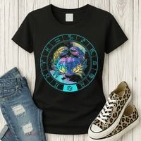 Cancer Moonchild Astrology Zodiac Horoscope Women's T-Shirt thumb 3