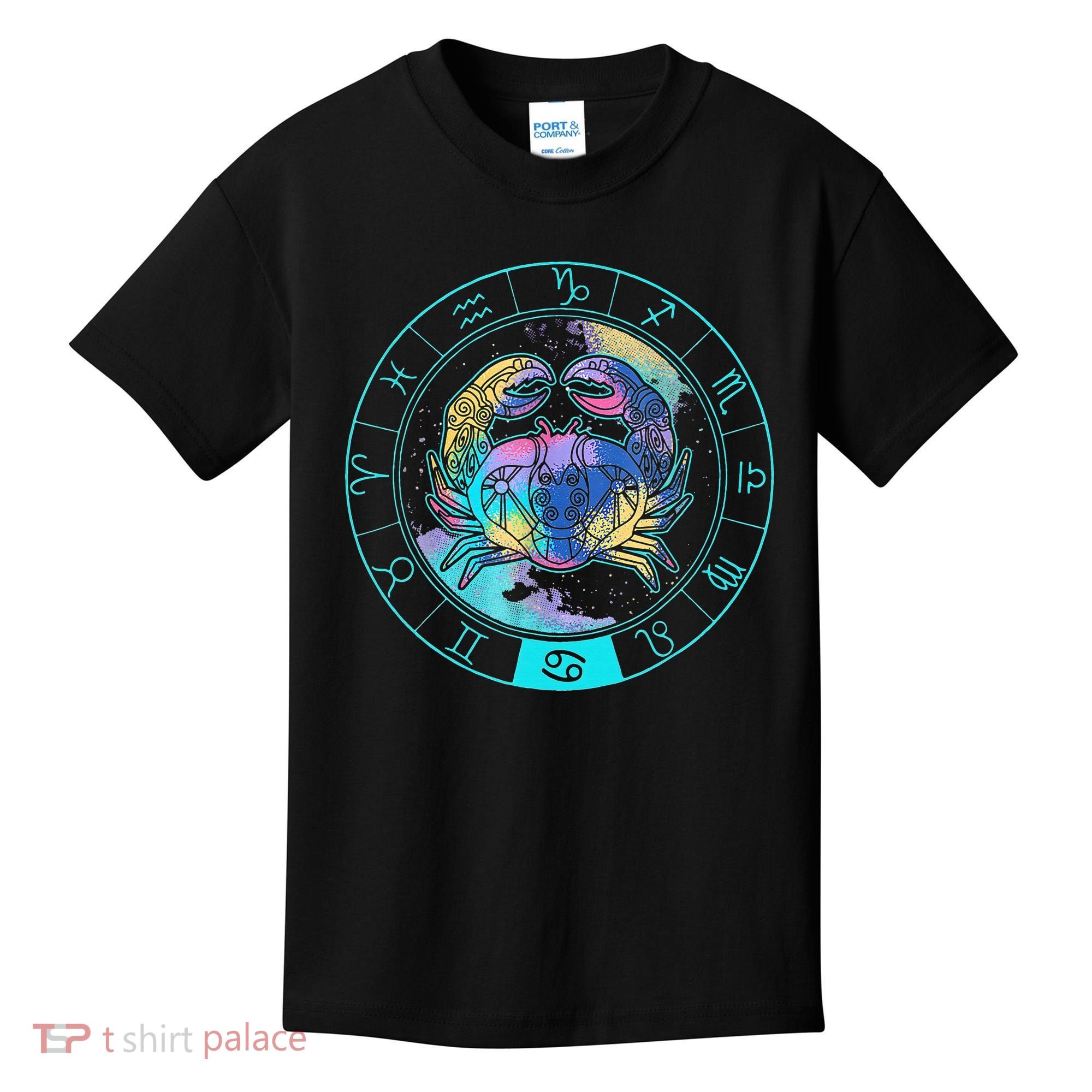 Cancer Moonchild Astrology Zodiac Horoscope Kids T-Shirt