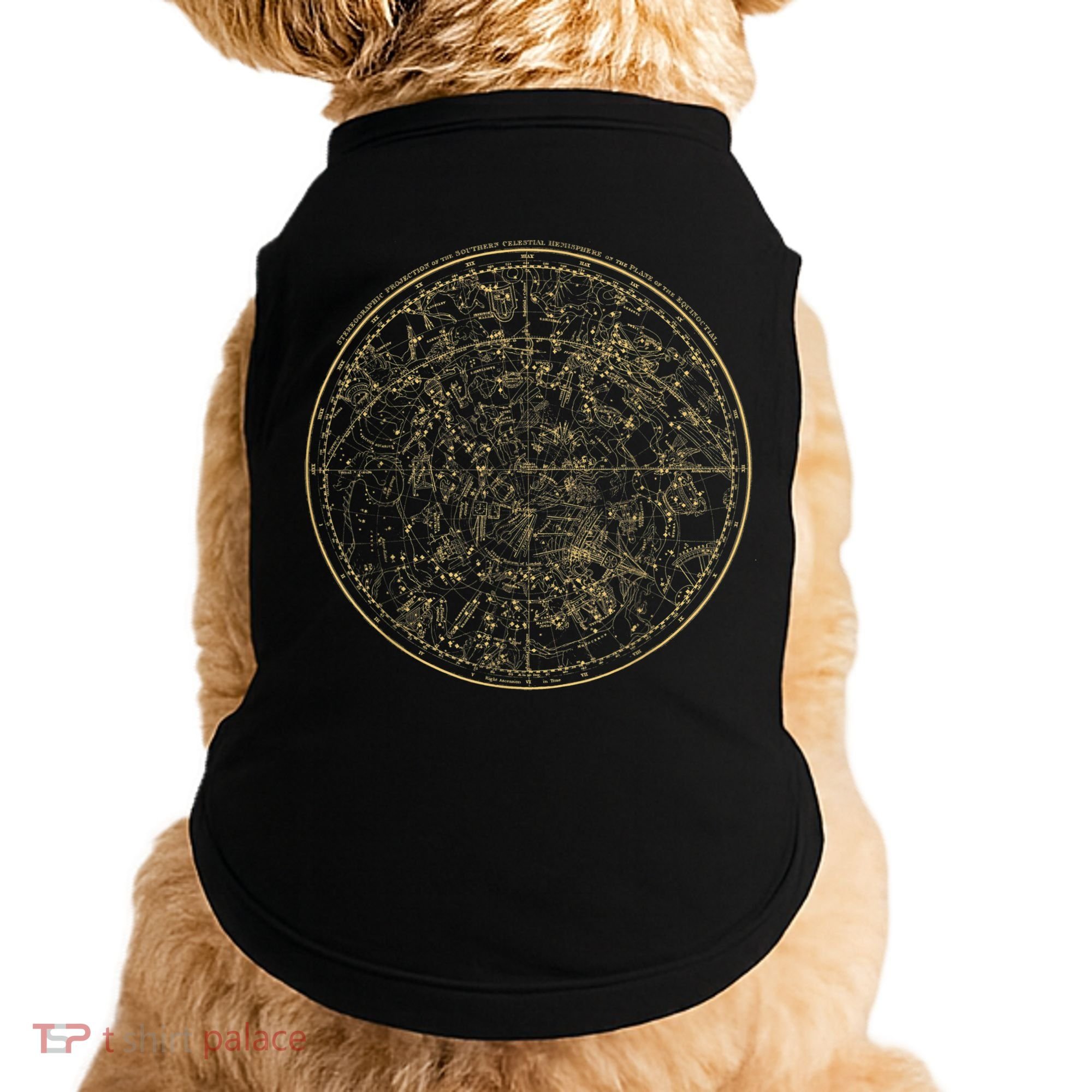 Constellations Map, Astronomy Astrology Mythology Doggie Tank