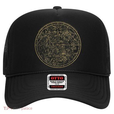 Constellations Map, Astronomy Astrology Mythology Hat