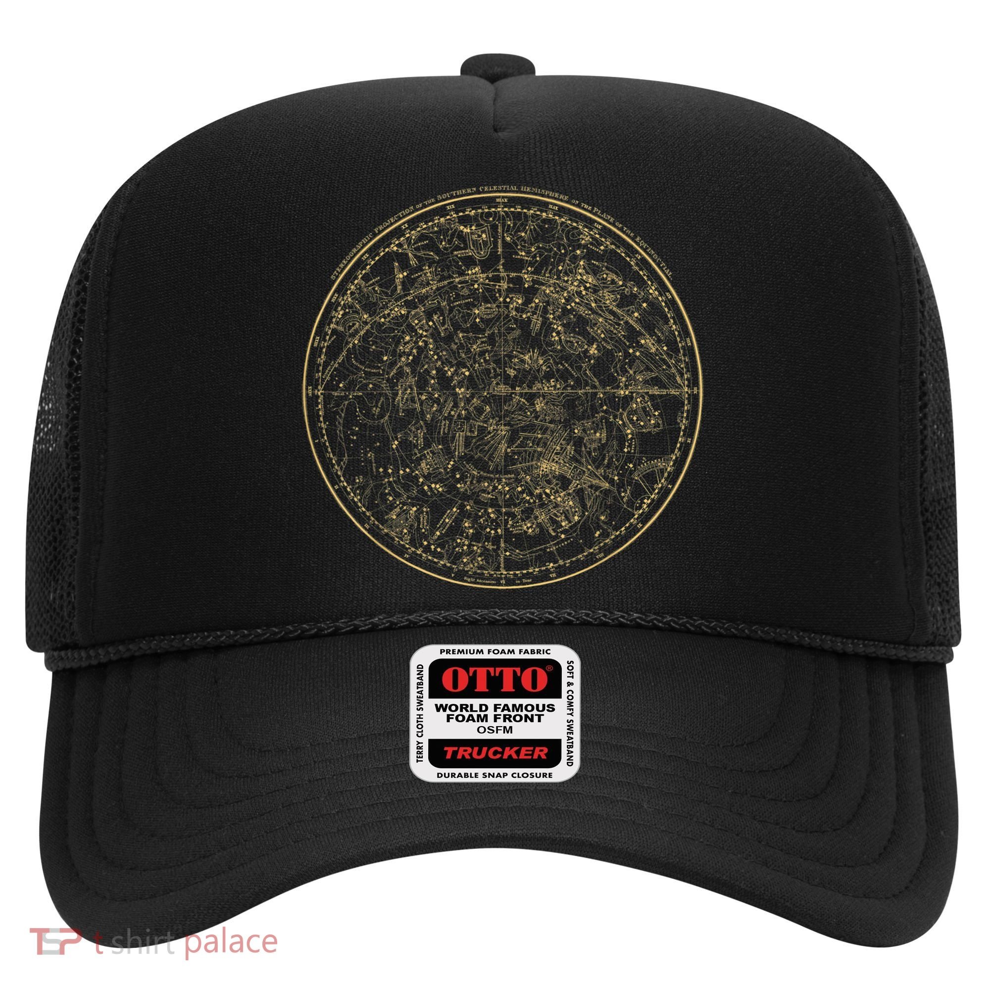 Constellations Map, Astronomy Astrology Mythology Hat